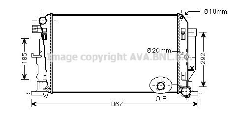 Comprar Radiador Volkswagen Crafter 30-35 2E, 2EE, 2EK