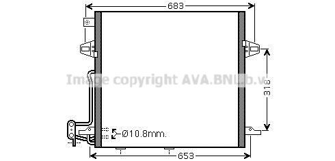 Aire acondicionado capacitor Mercedes ML/GLE SUV (W164) (2005 - 2011) precio, desde 49,37 EUR