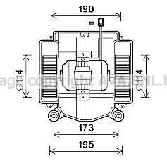 Precio del repuesto Ventilador interior S  sedán