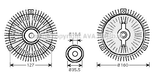  Embrague viscoso de ventilador Mercedes Vito 2