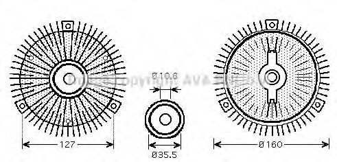 Embrague del ventilador Mercedes Vito II