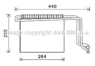 Evaporador, aire acondicionado para Mercedes Vito II 639