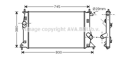 Refrigeración del motor para Mazda 5 II CR
