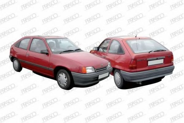 Aleta delantera izquierda Opel Kadett E familiar (35, 36, 45, 46) (1984 - 1991) precio, desde 69,61 EUR