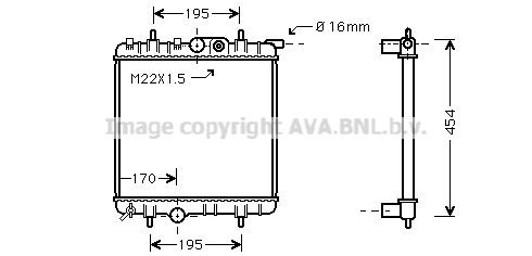 Comprar BM874 Magneti Marelli Radiador de auto