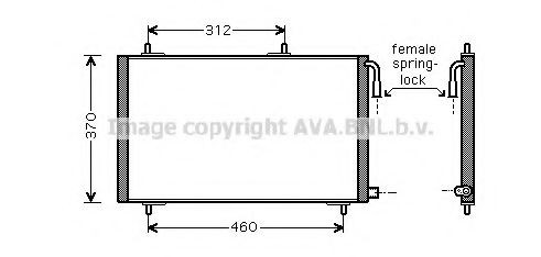 Comprar Condensador aire acondicionado Peugeot 206  2A/C