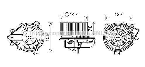  Ventilador habitáculo Peugeot Expert 