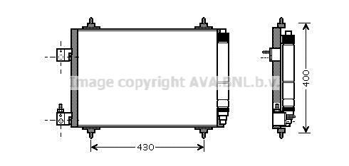 Comprar Condensador aire acondicionado Peugeot 407  6D
