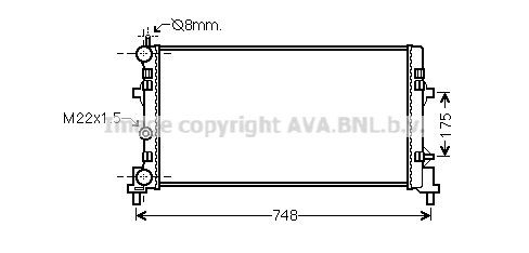 Comprar Radiador Seat Ibiza IV ST 6J8, 6P8