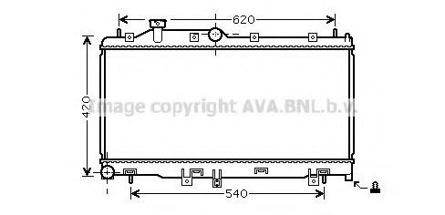 Refrigeración del motor para Subaru Outback III B13, BP