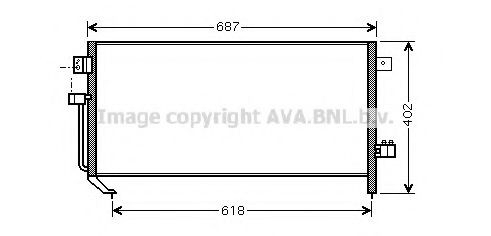  Condensador aire acondicionado Subaru Forester 2