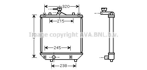 Radiador para Suzuki Ignis FH
