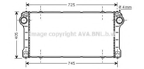 Radiador de intercooler para Toyota Avensis III T27