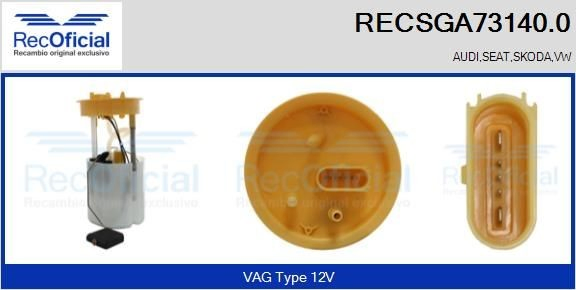 Comprar Módulo de bomba de combustible con sensor de nivel de combustible Skoda Rapid  NH3, NK3, NK6 a bajo precio