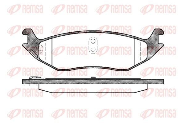 Comprar V2013706 Chrysler Pastillas de freno traseras
