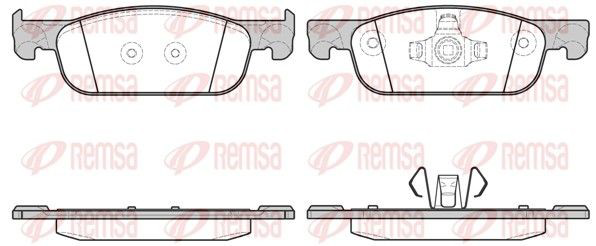 171800 Remsa Pastillas delanteras