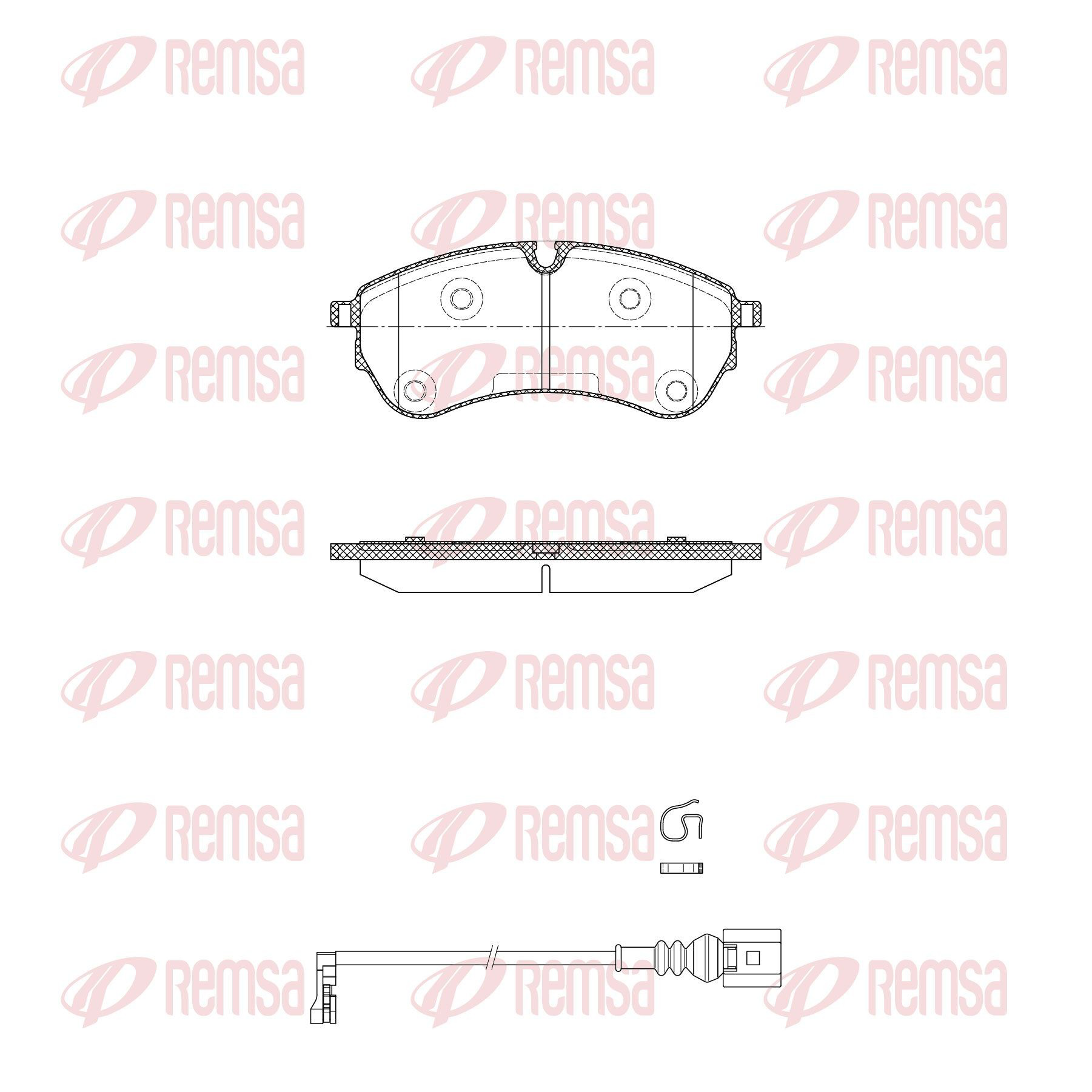  Pastillas de freno Ford Transit 4