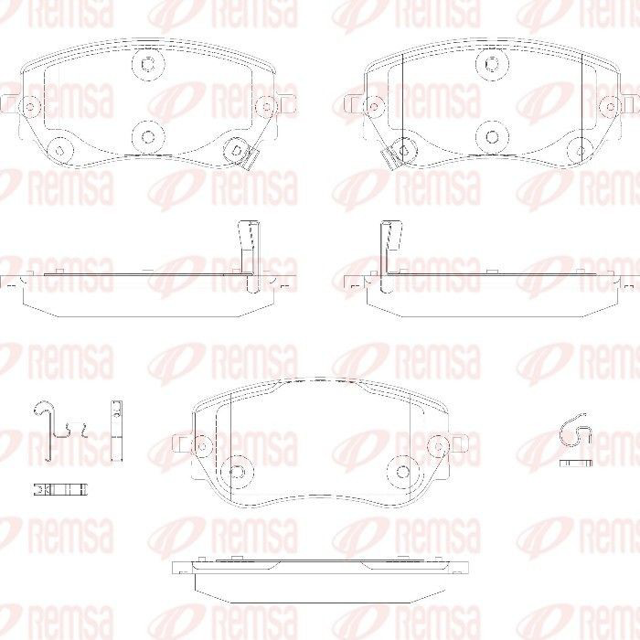 Pastillas de freno 77368941 Fiat/Alfa/Lancia