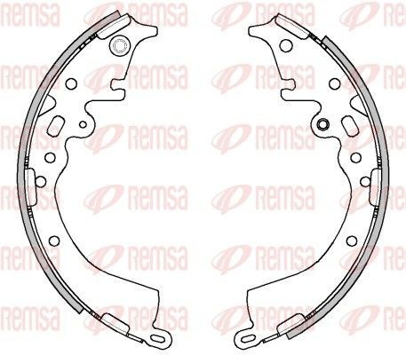 044950K130 Toyota Zapatas de freno de tambor traseras