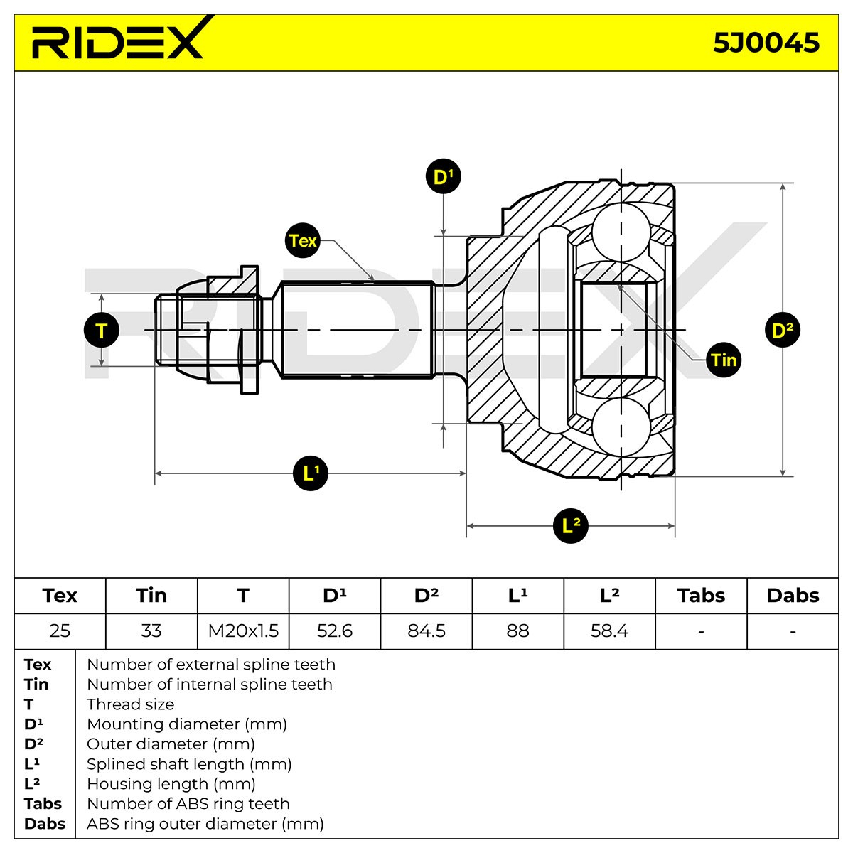 5J0045 Ridex