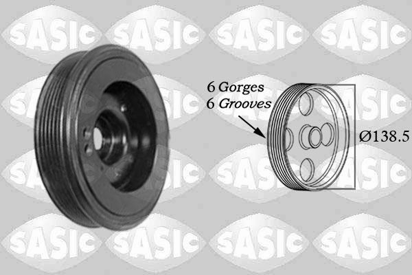  Polea de cigüeñal Volkswagen Passat 