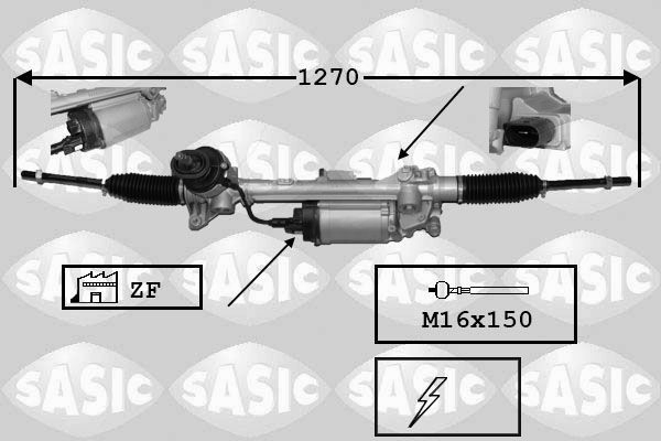 Cremallera caja de direccion para Skoda Octavia II A5 1Z5