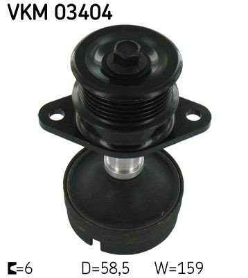 VKM03404 SKF Rueda libre alternador 