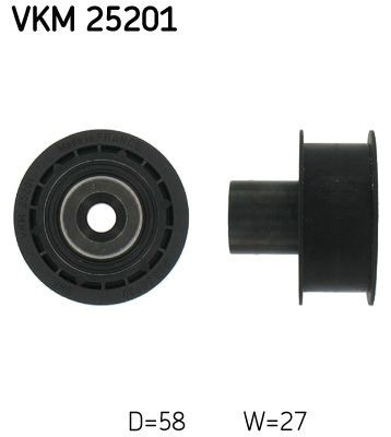 VKM25201 SKF Polea tensora intermedio de correa dentada