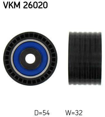 VKM26020 SKF Polea tensora intermedio de correa dentada