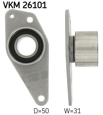 VKM26101 SKF Polea tensora intermedio de correa dentada