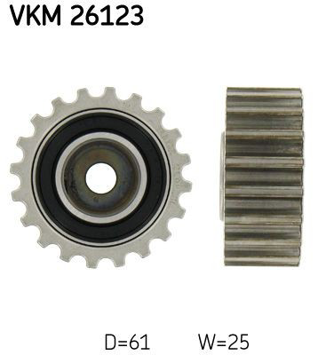 VKM26123 SKF Polea tensora intermedio de correa dentada