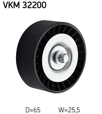 VKM32200 SKF Polea guía correa poli V