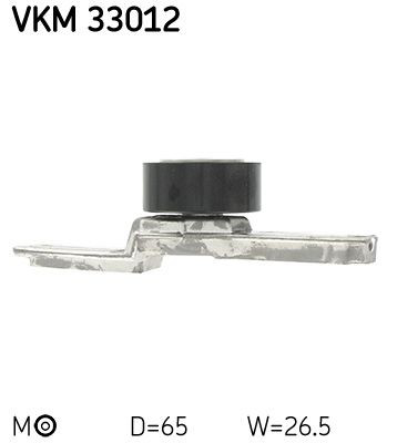 Polea tensora correa poli V VKM33012 SKF