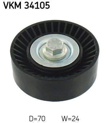 VKM34105 SKF Polea guía correa poli V