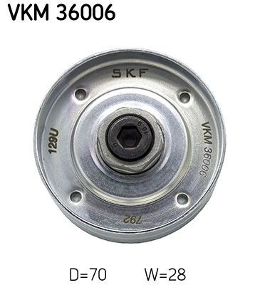 Rodillo tensor correa poli V SKF VKM36006 precio, desde 30,61 EUR