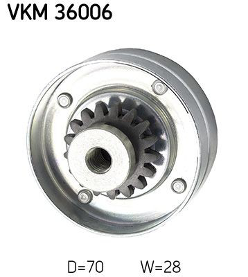 Comprar VKM36006 SKF Polea tensora, correa poli V