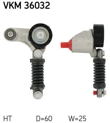 VKM36032 SKF Tensor de correa auxiliar