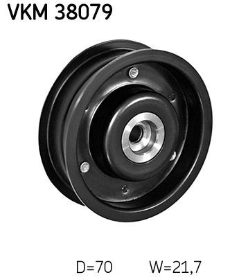 VKM38079 SKF Polea guía correa poli V