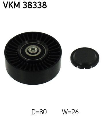 VKM38338 SKF Polea guía correa poli V