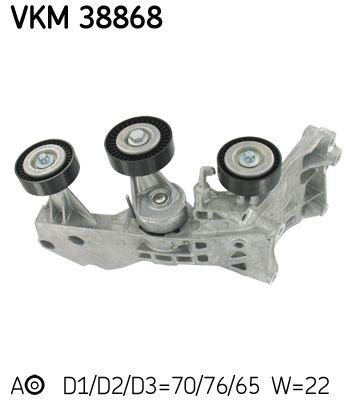 VKM38868 SKF Polea tensora