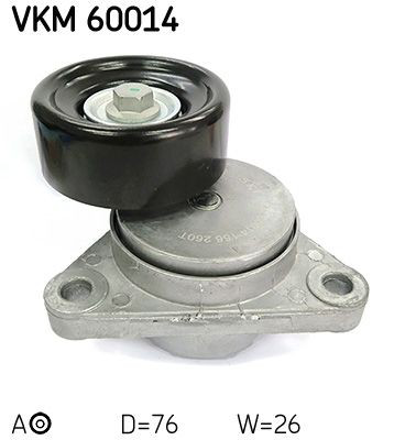 Tensor de la correa trapecial poli v SKF VKM60014