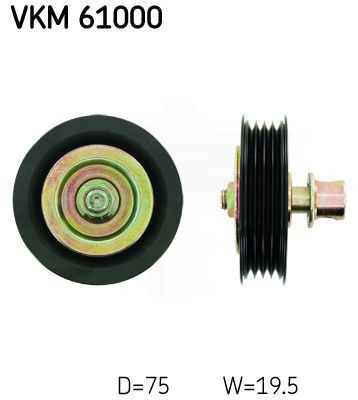 Rodillo tensor correa poli V SKF VKM61000 precio, desde 26,95 EUR