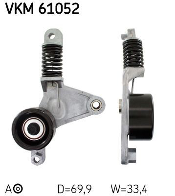 VKM61052 SKF Polea tensora