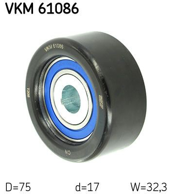 Rodillo tensor correa poli V SKF VKM61086 precio, desde 37,96 EUR