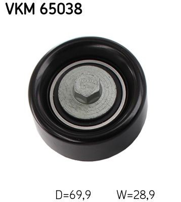 Comprar VKM65038 SKF Polea inversión/guía, correa poli V