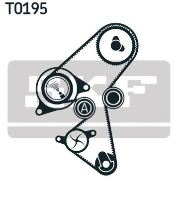 VKMA03316 SKF Kit correa de distribución