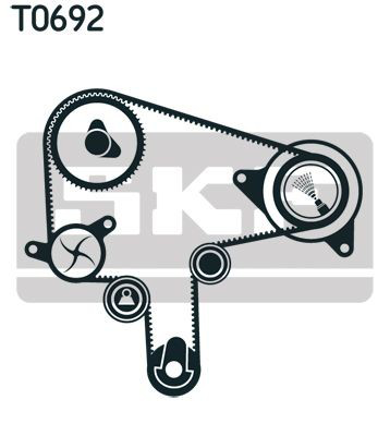 VKMA94620 SKF Kit correa de distribución