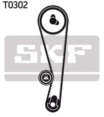 VKMA95641 SKF Kit correa de distribución