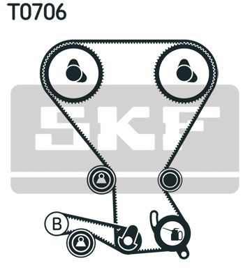 Juego de correas dentadas SKF VKMA95666 precio, desde 106,61 EUR