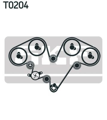 Kit de distribución VKMC039022 SKF